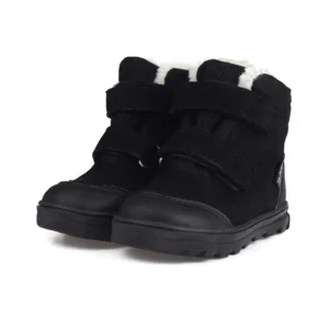 Śniegowce Mido 22-34/32-34 Black Czarny wodoodporne z membraną TE-POR