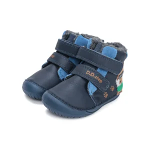 Trzewiki zimowe chłopięce D.D.Step W070-52893B Royal Blue ocieplane
