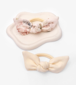 Ul&Ka 2-pak gumek do włosów Lady Rosa Cream