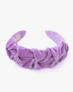 Ul&Ka Opaska dla dziewczynki Marszczulka Lilac Velvet