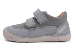 Półbuty skórzane D.D.Step Barefoot S108-61210L Marine Grey
